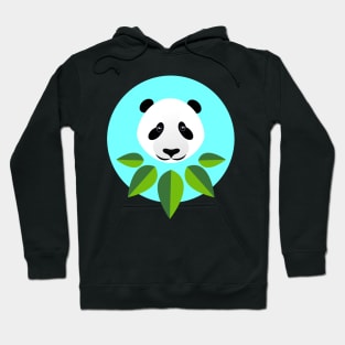 Little panda in bamboo branches Hoodie